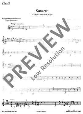 Hofstetter, Roman: Concerto C Major