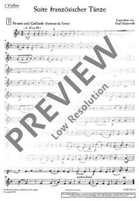du Terte, Estienne / Gervaise, Claude / Hindemith, Paul: Suite französischer Tänze