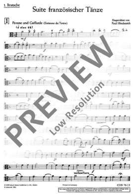 du Terte, Estienne / Gervaise, Claude / Hindemith, Paul: Suite französischer Tänze