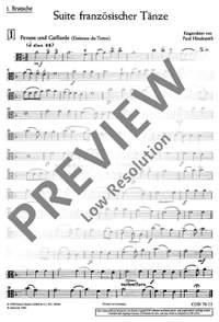 du Terte, Estienne / Gervaise, Claude / Hindemith, Paul: Suite französischer Tänze