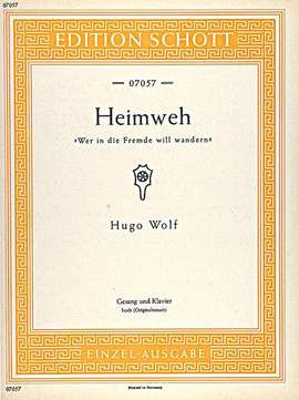 Wolf, Hugo Philipp Jakob: Heimweh