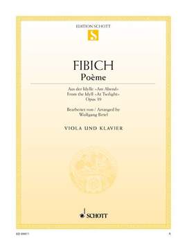 Fibich, Zdenek: Poème op. 39