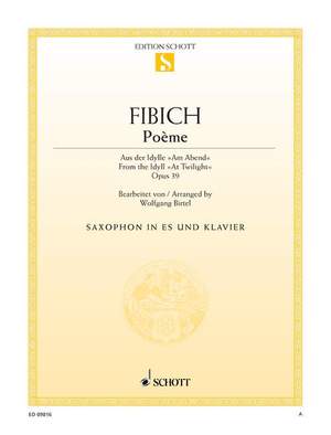 Fibich, Zdenek: Poème op. 39