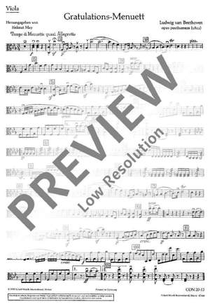Beethoven, Ludwig van: Allegretto WoO 3