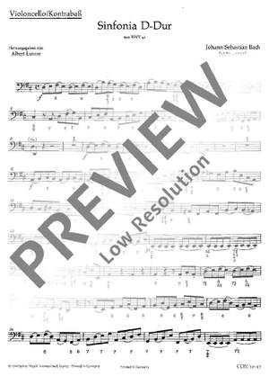 Bach, Johann Sebastian: Sinfonia BWV 42