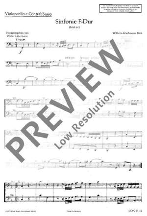 Bach, Wilhelm Friedemann: Sinfonie F major Falck 67