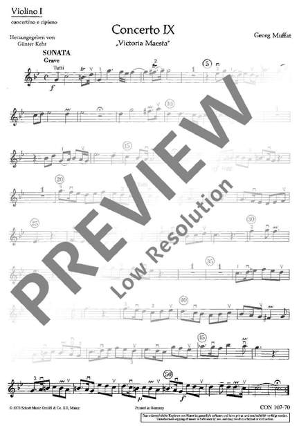Muffat, Georg: Concerto IX