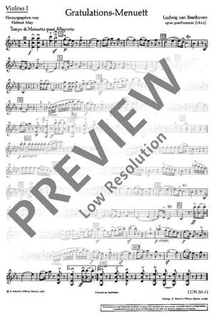 Beethoven, Ludwig van: Allegretto WoO 3