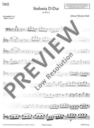 Bach, Johann Sebastian: Sinfonia BWV 42