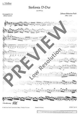 Bach, Johann Sebastian: Sinfonia BWV 42