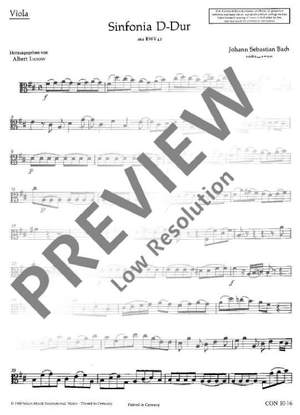 Bach, Johann Sebastian: Sinfonia BWV 42