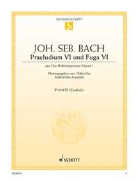 Bach, Johann Sebastian: Prelude VI and Fugue VI D minor BWV 851