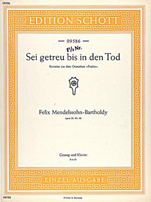 Mendelssohn Bartholdy, Felix: Paulus op. 36/40