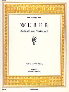 Weber, Carl Maria von: Andante with variations