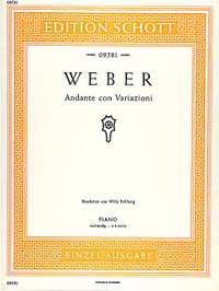 Weber, Carl Maria von: Andante with variations