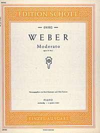 Weber, Carl Maria von: Moderato op. 10/1