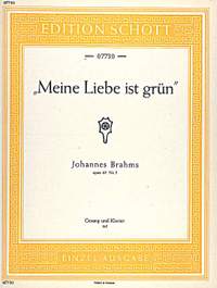 Brahms, Johannes: Meine Liebe ist grün op. 63/5