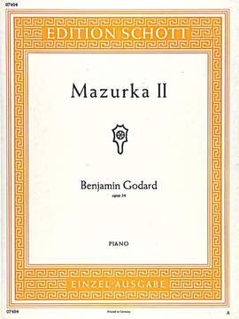 Godard, Benjamin: Mazurka II B-flat major op. 54