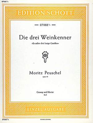 Peuschel, Moritz: Die drei Weinkenner op. 43