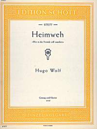 Wolf, Hugo Philipp Jakob: Heimweh