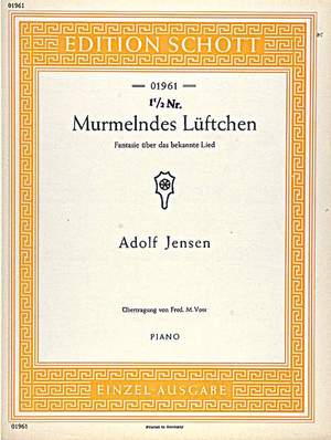 Jensen, Adolf / Voss, Fred M.: Murmelndes Lüftchen op. 21/4