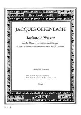 Offenbach, Jacques: Barkarole-Waltz