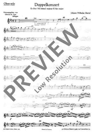 Hertel, J W: Double Concerto E flat Major