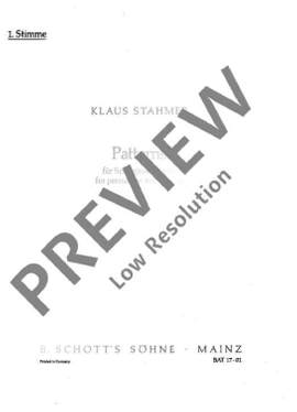 Stahmer, Klaus Hinrich: Patterns