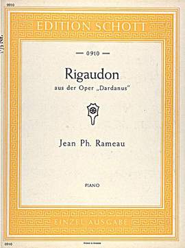 Rameau, Jean-Philippe: Rigaudon