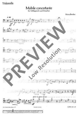 Benker, Heinz: Mobile Concertante