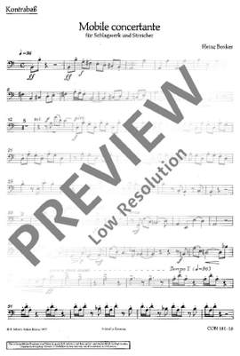 Benker, Heinz: Mobile Concertante
