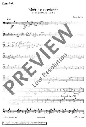 Benker, Heinz: Mobile Concertante