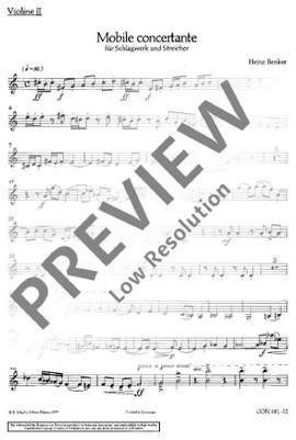 Benker, Heinz: Mobile Concertante