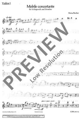 Benker, Heinz: Mobile Concertante
