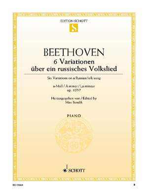Beethoven, Ludwig van: Six Variations op. 107/7