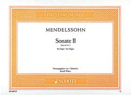 Mendelssohn Bartholdy, Felix: Sonata II op. 65/2