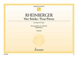 Rheinberger, Joseph Gabriel: Four Pieces