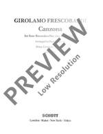 Frescobaldi, Girolamo: Canzona Product Image