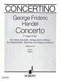 Handel, George Frideric: Concerto F Major