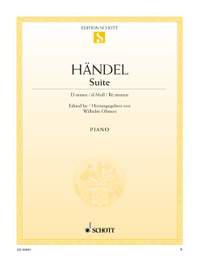 Handel, George Frideric: Suite D minor HWV 437 (HHA II/4 - Walsh 1733 No. 4)