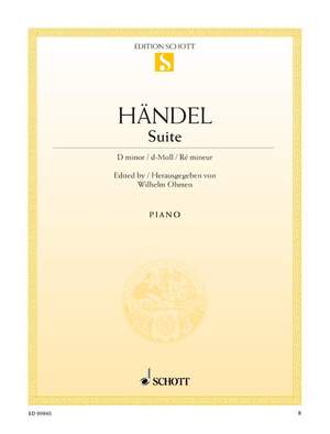 Handel, George Frideric: Suite D minor HWV 437 (HHA II/4 - Walsh 1733 No. 4)