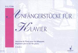 Tuerk, Daniel Gottlob: Beginners pieces