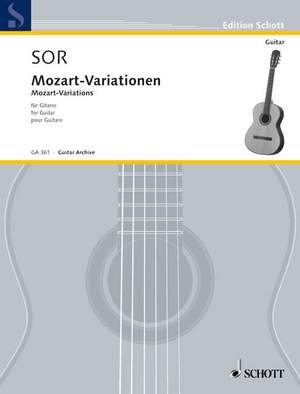 Sor, Fernando: Mozart-Variations op. 9