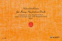 Bach, Johann Sebastian: Notebook for Anna Magdalena Bach