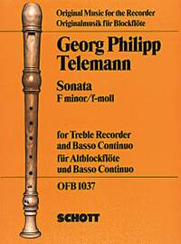 Telemann, Georg Philipp: Sonata F minor