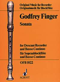 Finger, Godfrey: Sonata