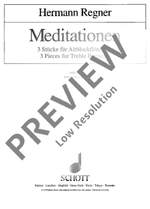 Regner, Hermann: Meditations Product Image