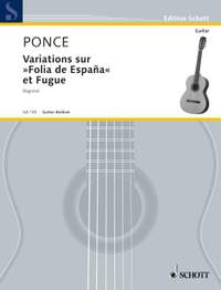 Ponce, Manuel Maria: Variations sur "Folia de España" et Fugue