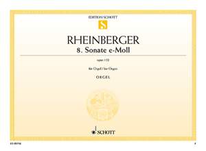 Rheinberger, Joseph Gabriel: Sonata No. 8 E minor op. 132