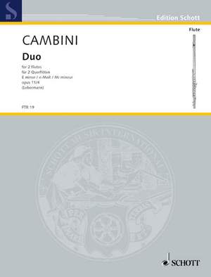 Cambini, Giovanni Giuseppe: Duo E Minor op. 11/4